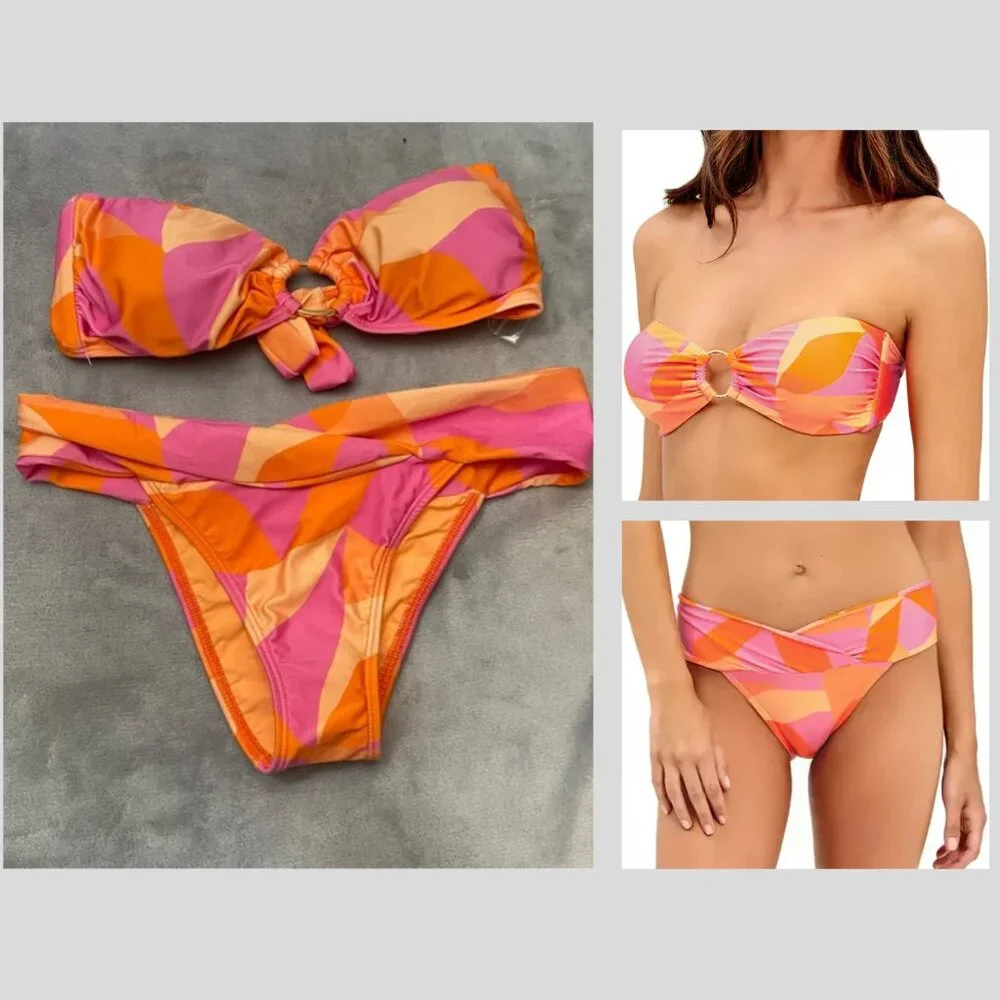 New! ViX by Paula Hermanny Martinica Bikini Top & Bottom SET 4967